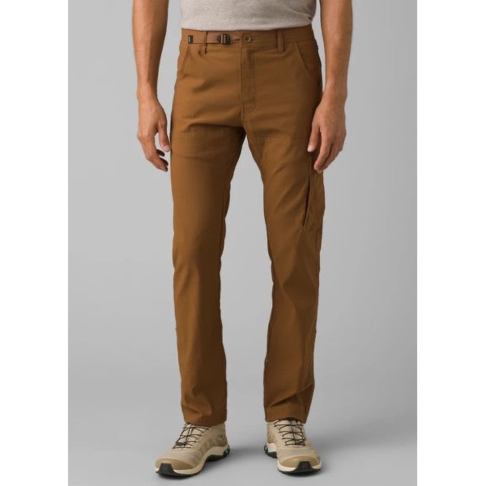 NWT! Prana Stretch Zion Slim Pant II‎ Mens 42x32 Sepia Brown Tapered Leg